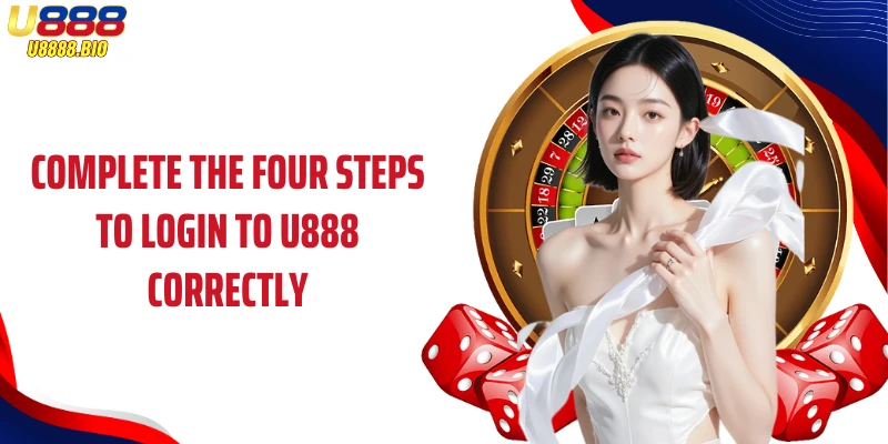Complete the four steps to login to U888 correctly