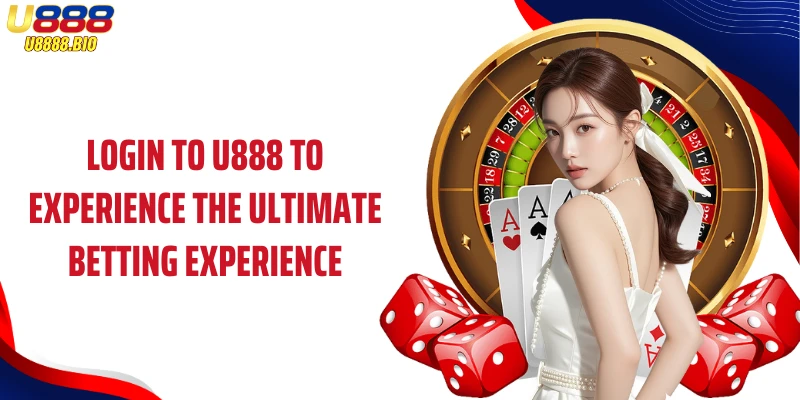 Login to U888 to experience the ultimate betting experience