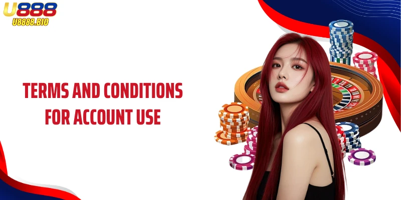 Terms and conditions for account use