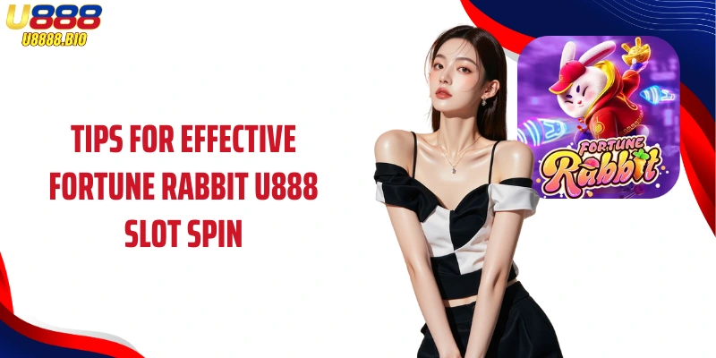 Tips for effective Fortune rabbit U888 slot spin